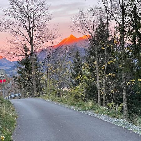 Charmant Appartement Au Vagabond Leysin Esterno foto
