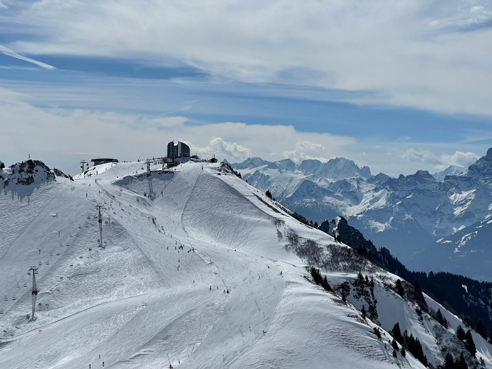 Charmant Appartement Au Vagabond Leysin Esterno foto